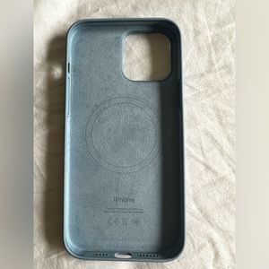 iPhone 13 Pro Max apple silicone case - blue fog